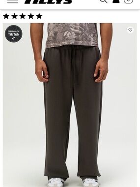 RSQ Men’s Gray Loose/Baggy Sweats